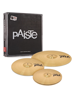 Paiste® PST3 Platillos Set Universal Set: Hi-Hat 14" Crash 16" Ride 20"