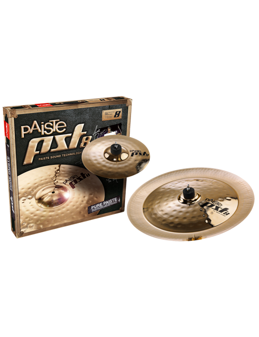 Paiste® PST8 Platillos Set Rock Effects: Rock Splash 10" Rock China 18"