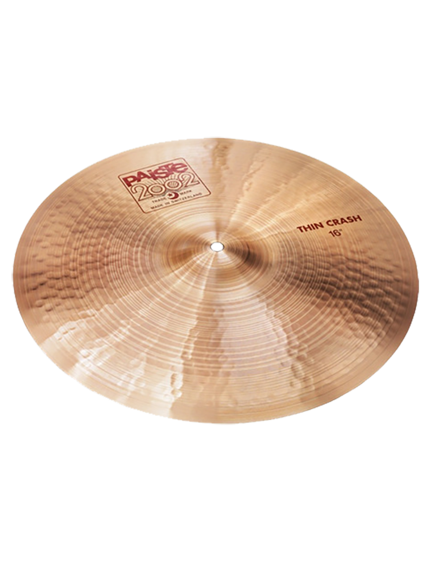 Paiste® 2002 Platillo Thin Crash 16"