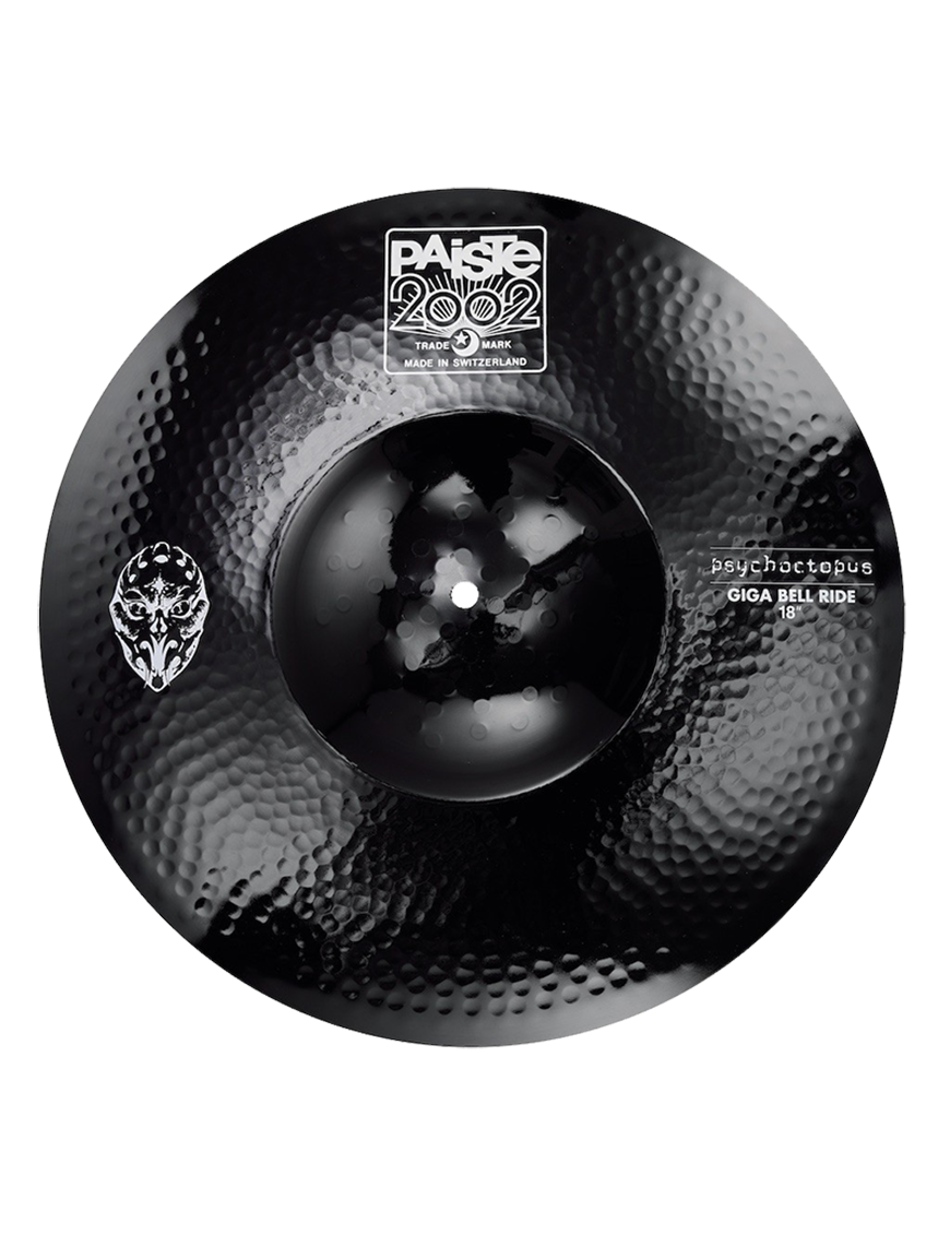 Paiste® 2002 Platillo Giga Bell Ride 18" Psychoctopus Black