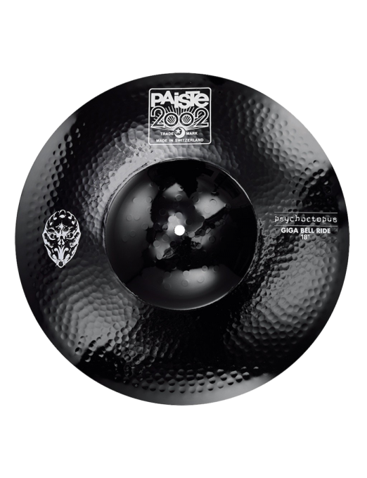 Paiste® 2002 Platillo Giga Bell Ride 18" Psychoctopus Black