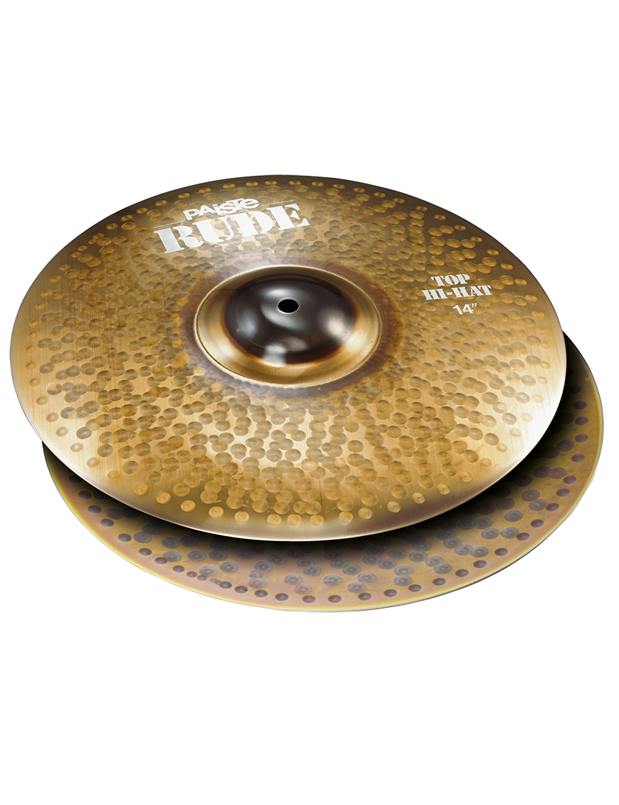 Paiste® Rude Platillos Hi-Hat 14" Set: Par