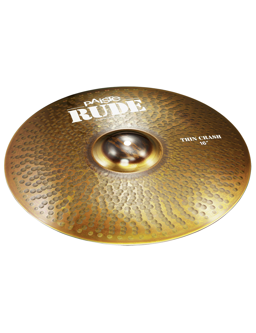 Paiste® Rude Platillo Thin Crash 16"