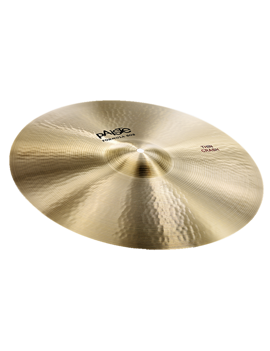 Paiste® Formula 602 Classic Platillo Thin Crash 16"