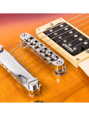 Vintage® V100NB Guitarra Eléctrica Les Paul® | Color: Cherry Sunburst