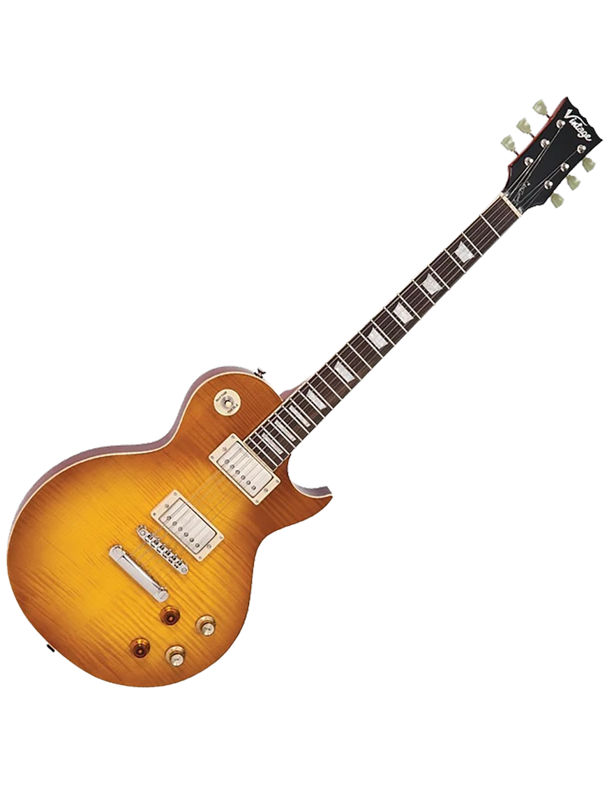 Vintage® Guitarra Eléctrica V100 Les Paul | Color: Lemondrop