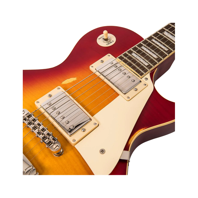 Vintage® V100 Guitarra Eléctrica Les Paul® Gastada | Cherry Sunburst