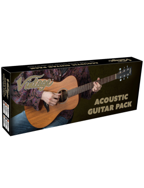 Vintage® V300 Guitarra Acústica Pack Outfit | Natural