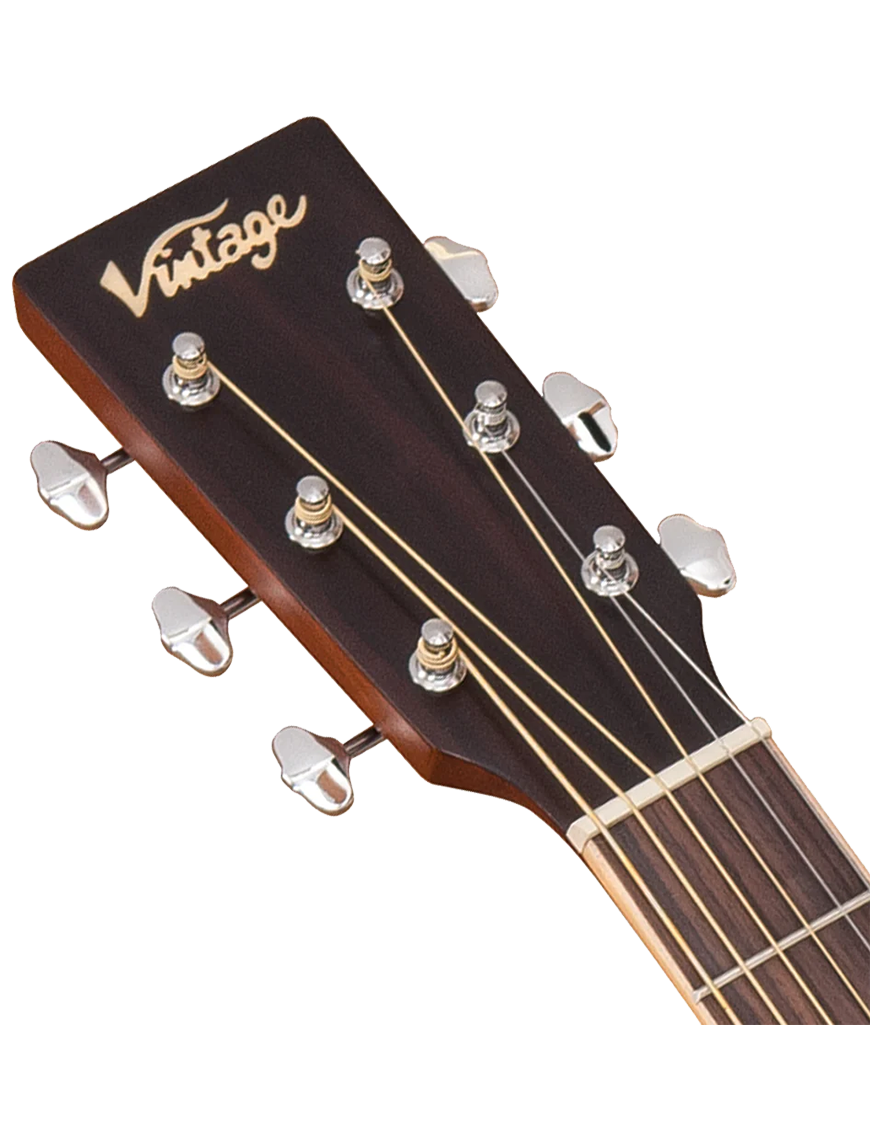 Vintage® V501Guitarra Acústica Dreadnought | Satín Natural