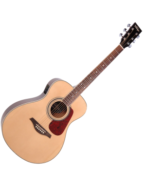 Vintage® VE300 Guitarra Folk Electroacústica Fishman® | Natural