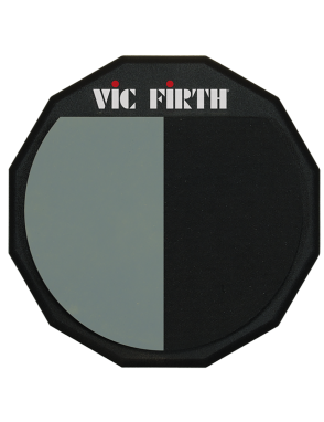 VIC FIRTH® PAD12H Pad Práctica 12" Superficie Dividida