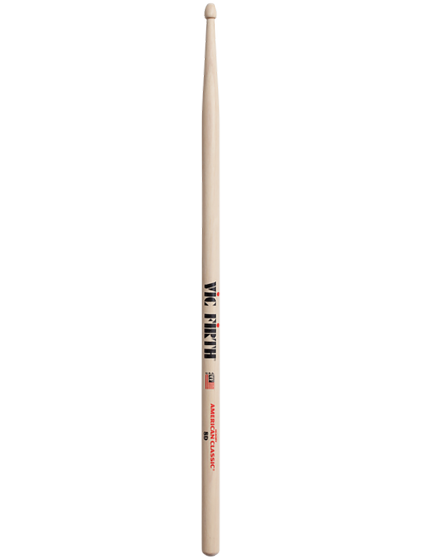 VIC FIRTH® 8D American Classic® Baqueta Punta Madera