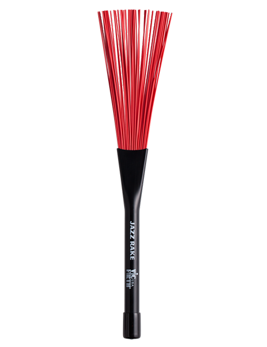 VIC FIRTH® BJR Baqueta/Efecto Jazz Rake Red