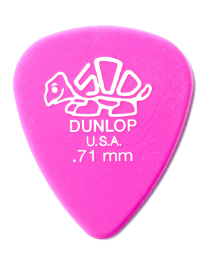 Dunlop® 41 Delrin 500 Uñetas Tortex® Calibre: .71 mm Color: Rosada |12 Unidades