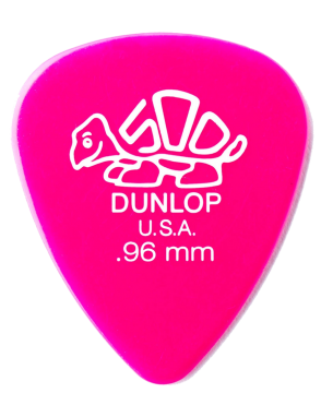 Dunlop® 41 Delrin 500 Uñetas Tortex® Calibre: .96 mm Color: Rosada |12 Unidades