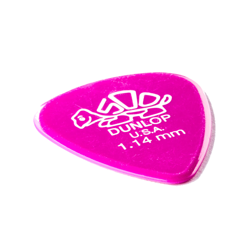 Dunlop® 41 Uñetas Delrin 500 Tortex® Calibre: 1.14 mm Color: Rosada | 12 Unidades