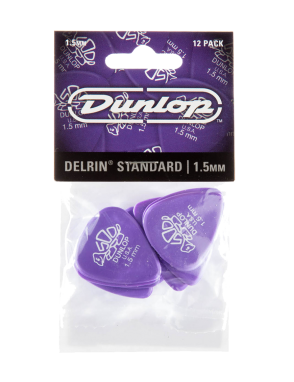Dunlop® 41 Uñetas Delrin 500 Tortex® Calibre: 1.50 mm Color: Purple | 12 Unidades