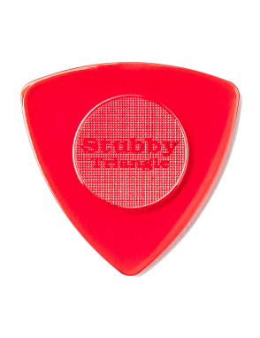 Dunlop® 473 Uñetas Tri Stubby® Calibre: 1.50 mm Color: Rojo Bolsa: 6 Unidades