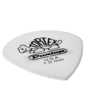 Dunlop® 478 Uñetas Tortex® WHITE JAZZ III Calibre: 1.00 mm Color: Blanco | 12 Unidades