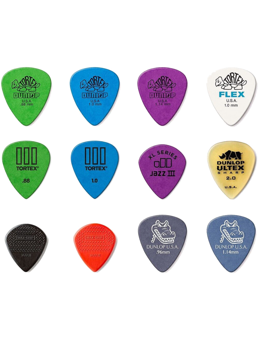 Dunlop® PVP118 Uñetas SHRED Variety Pack Calibres: Variados | 12 Unidades