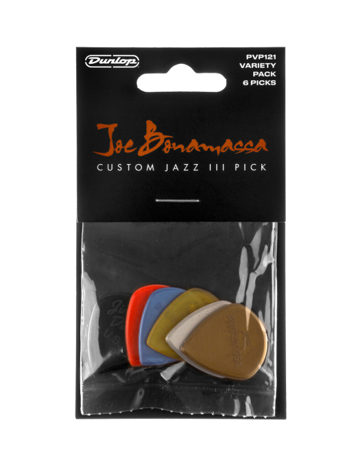 Dunlop® Joe Bonomassa  Uñetas Custom Jazz III | 6 Unidades