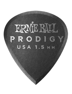 Ernie Ball® PRODIGY Uñetas 1.5 mm Mini Color: Negro