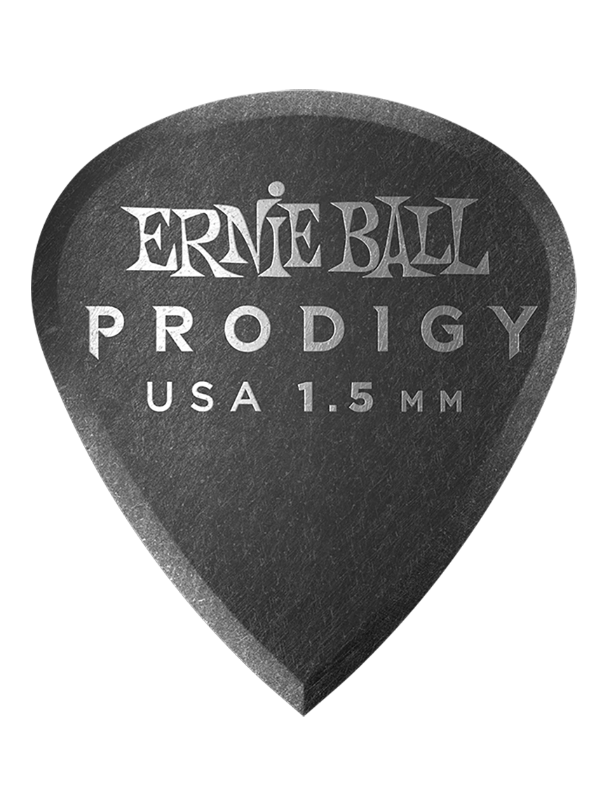 Ernie Ball® PRODIGY Uñetas 1.5 mm Mini Color: Negro
