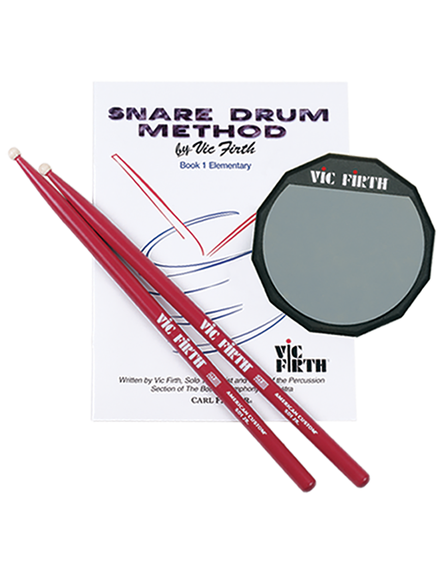 VIC FIRTH® LPAD Pad Práctica 6" Kit: Pad Baquetas SD1 JR Método de Estudio VIC FIRTH® LPAD Pad Práctica 6" Kit: Pad Baquetas SD1 JR Método de Estudio