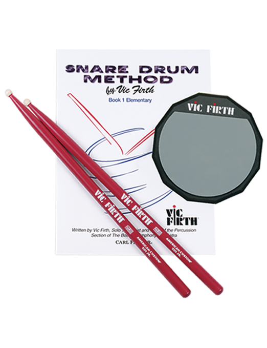 VIC FIRTH® LPAD Pad Práctica 6" Kit: Pad Baquetas SD1 JR Método de Estudio VIC FIRTH® LPAD Pad Práctica 6" Kit: Pad Baquetas SD1 JR Método de Estudio