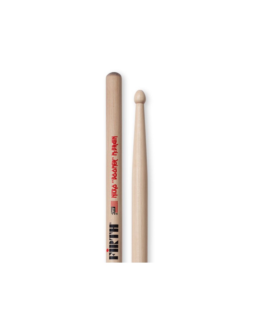 VIC FIRTH® Signature Nicko McBrain 5B Punta Madera