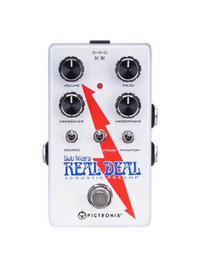 Pigtronix® Pedal Preamp Acústico BWP BOB WEIR’S REAL DEAL