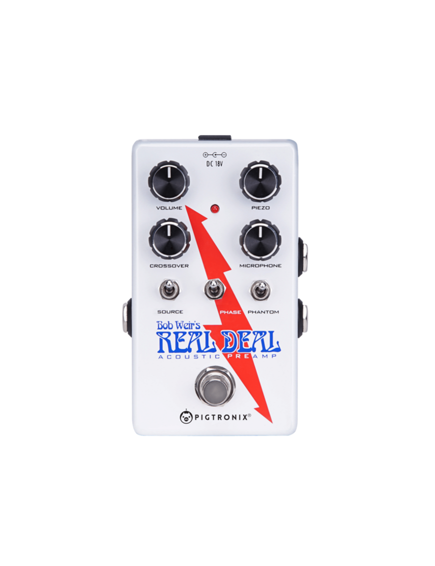 Pigtronix® Pedal Preamp Acústico BWP BOB WEIR’S REAL DEAL