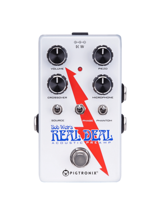Pigtronix® Pedal Preamp Acústico BWP BOB WEIR’S REAL DEAL