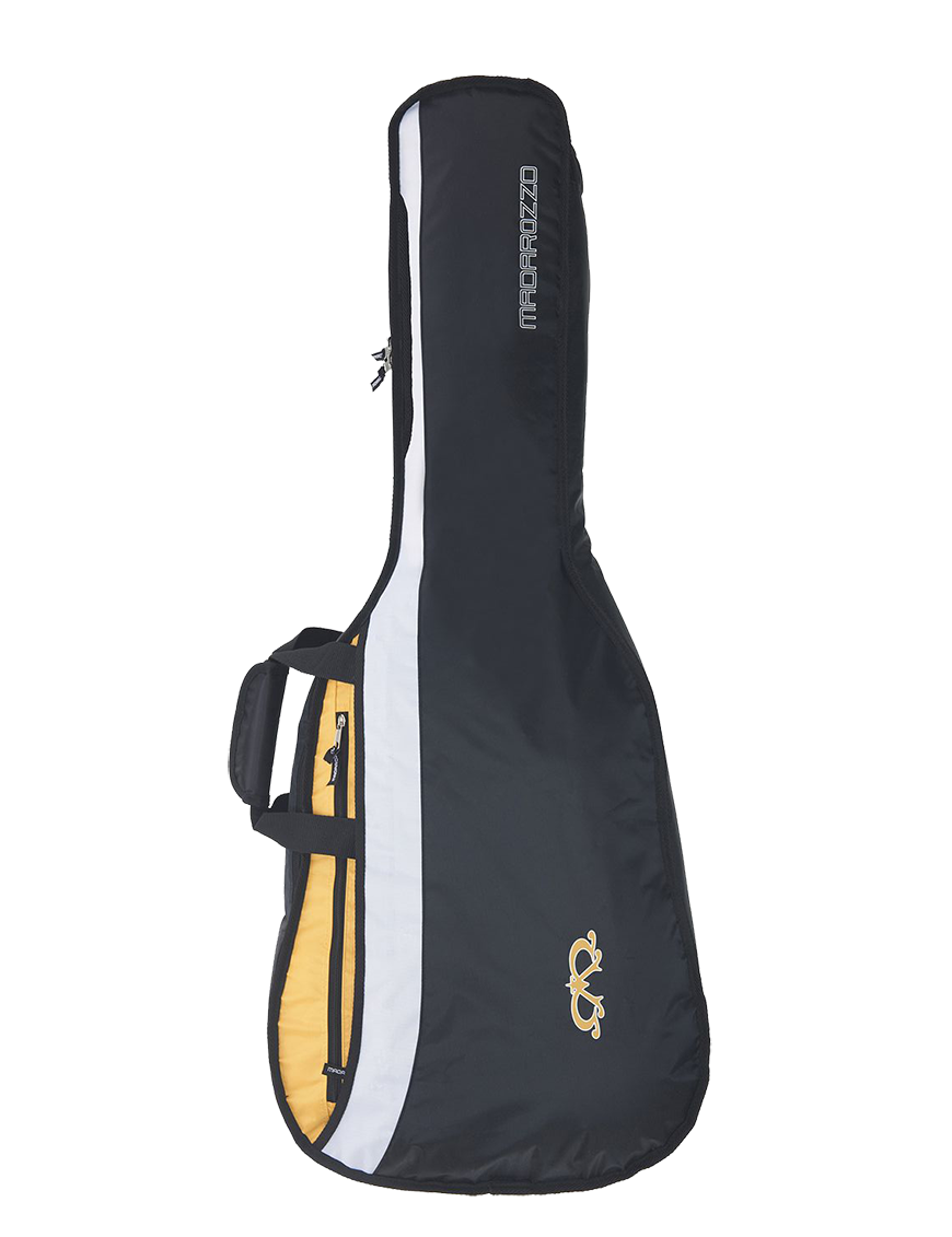 MADAROZZO® G008 Funda Guitarra Acústica Dreadnought MADEssential™ Acolchado 8mm | Black/Orange