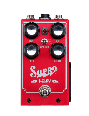 Supro® Pedal Guitarra Delay Análogo