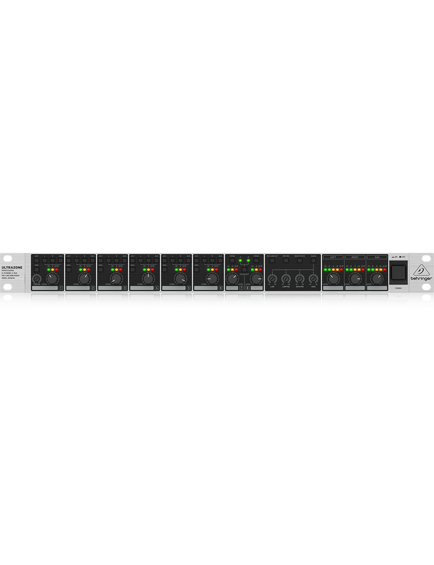 Behringer® ZMX8210 Mixer Zonal ULTRAZONE 8 Canales 3 BUS