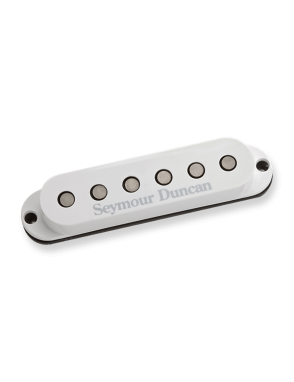Seymour Duncan® SSL-5 Custom Staggered™ Strat Cápsulas Guitarra Eléctrica Single Coil Cover: White