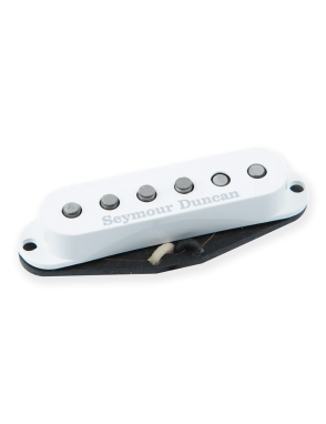 Seymour Duncan®APS1 Alnico II Pro™ Staggered Strat Cápsulas Guitarra Eléctrica Single Coil Cover: White