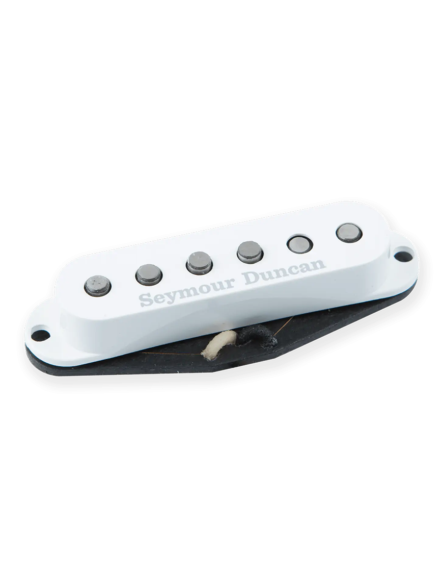 Seymour Duncan®APS1 Alnico II Pro™ Staggered Strat Cápsulas Guitarra Eléctrica Single Coil Cover: White