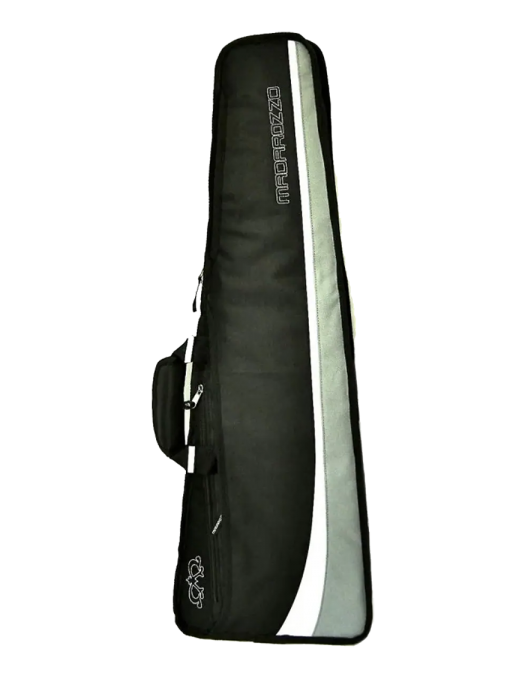 MADAROZZO® G0050 Funda Guitarra Eléctrica Headless MADElegant™ Acolchado 20mm | Black/Grey