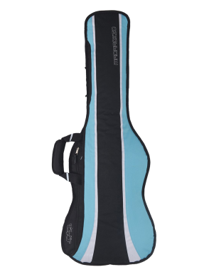 MADAROZZO® G0050 Funda Guitarra Clásica 4/4 MADElegant™ Acolchado 20mm | Black/Turquoise
