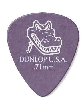 Dunlop® 417 Uñetas Gator Grip® Standard Calibre: .71mm Morado | 12 Unidades