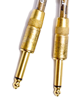 Santo Angelo® VINTAGE Cable Instrumentos Plug ¼" Recto a Plug ¼" Recto OFHC | 4.57 mt