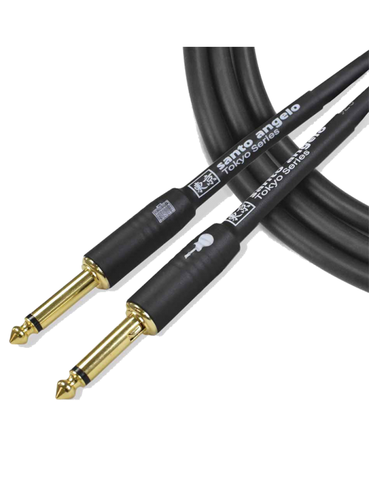 Santo Angelo® Tokyo Cable Instrumentos Automute Plug ¼" Recto a Plug ¼" Recto OFHC | 3.05 mt