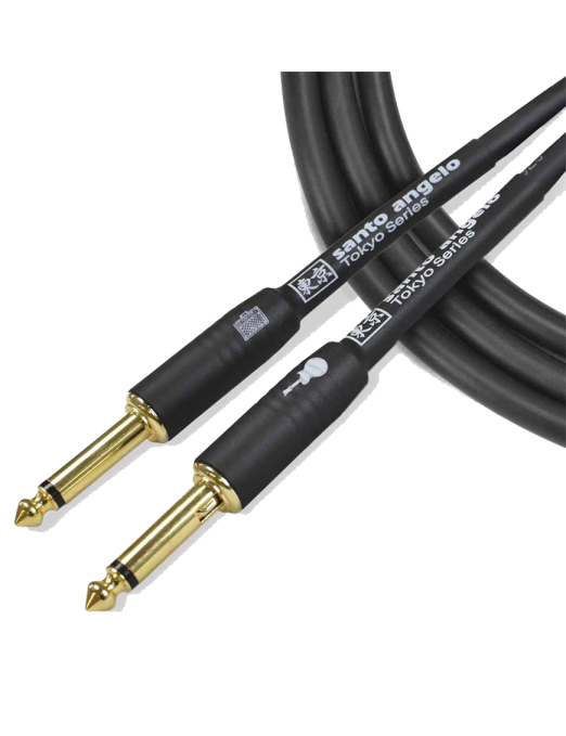 Santo Angelo® Tokyo Cable Instrumentos Automute Plug ¼" Recto a Plug ¼" Recto OFHC | 4.57 mt