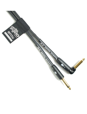Santo Angelo® Tokyo Cable Instrumentos Automute Plug ¼" Recto Plug ¼" L 90° OFHC | 4.57 Mt