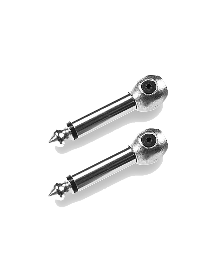 Santo Angelo®  P10LVC 90° Conectores Plug ¼" Tipo Aguja 2 Unidades