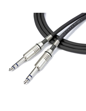 Santo Angelo® AC10 Cable Audio Plug ¼" TRS a Plug ¼" TRS OFHC | 1.00 mt
