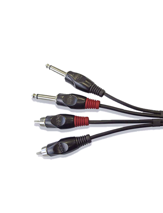 Santo Angelo® AC16 Cable Audio 2Plug ¼" a 2RCA OFHC | 2 mt