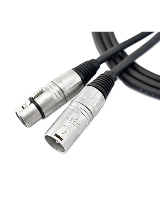 Santo Angelo® D30 Cable DMX 110Ω Iluminación OFHC 3 Pines XLR a XLR | 4.57 mt